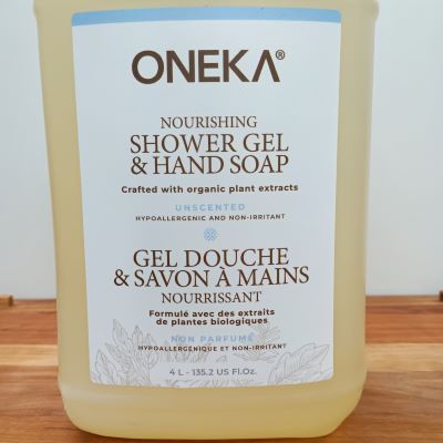 Gel douche & savon à mains Oneka - Non parfumé 500ml
